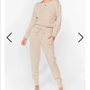 Nasty Gal Knit Lounge Set